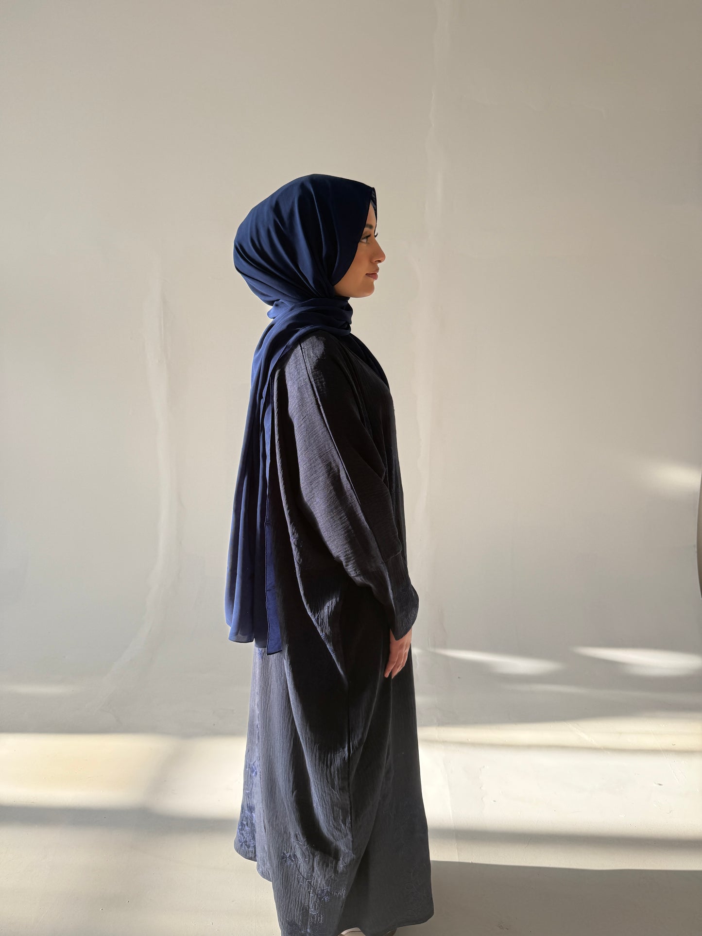 Midnight Blue Abaya Set