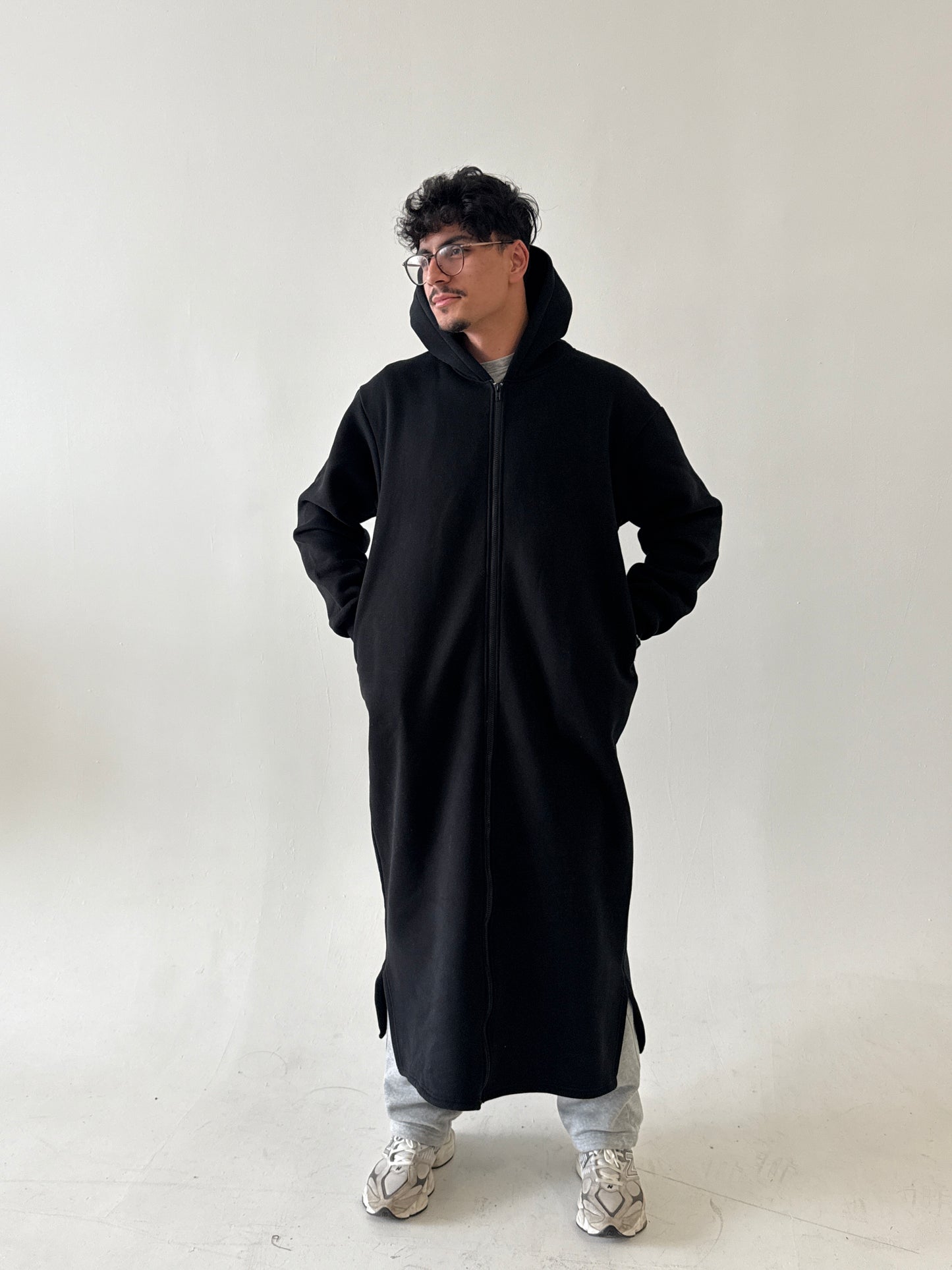 Long Full-Zip Hoodie