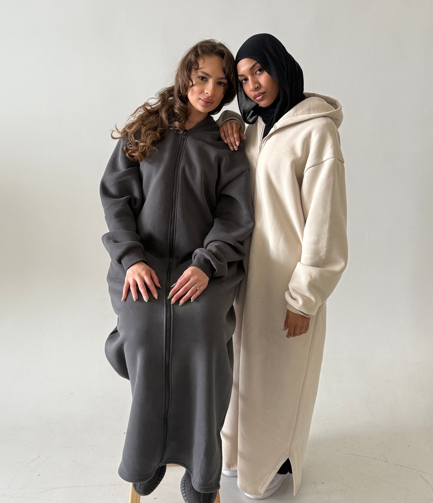 Long Full-Zip Hoodie