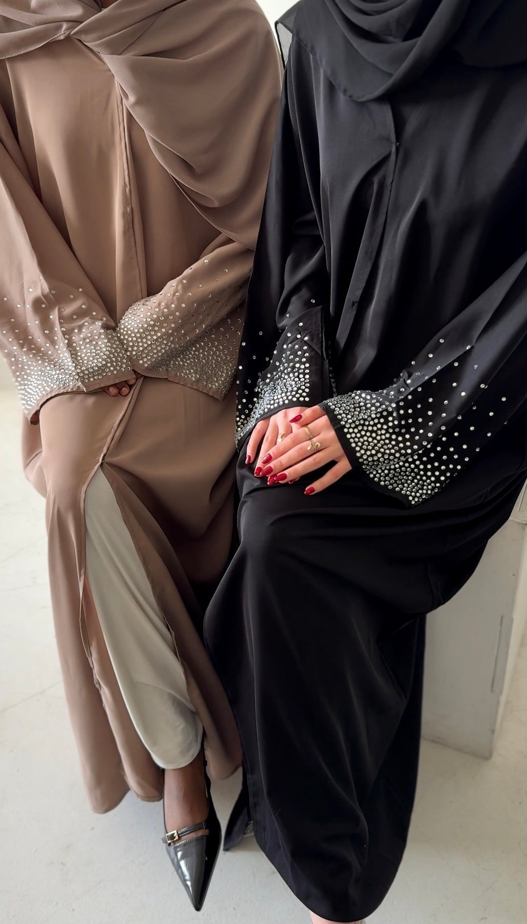 Crystal Veil Abaya