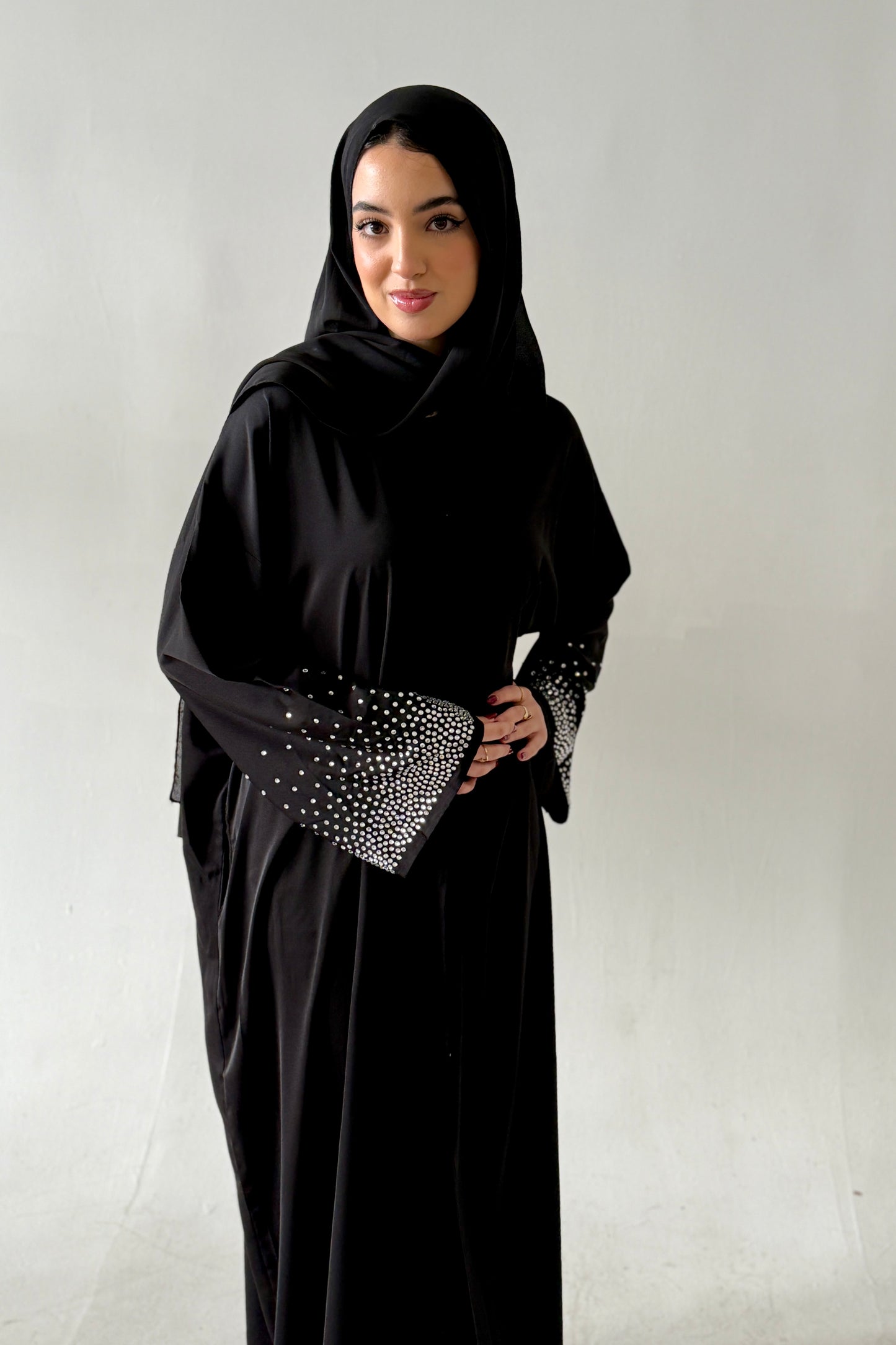 Crystal Veil Abaya