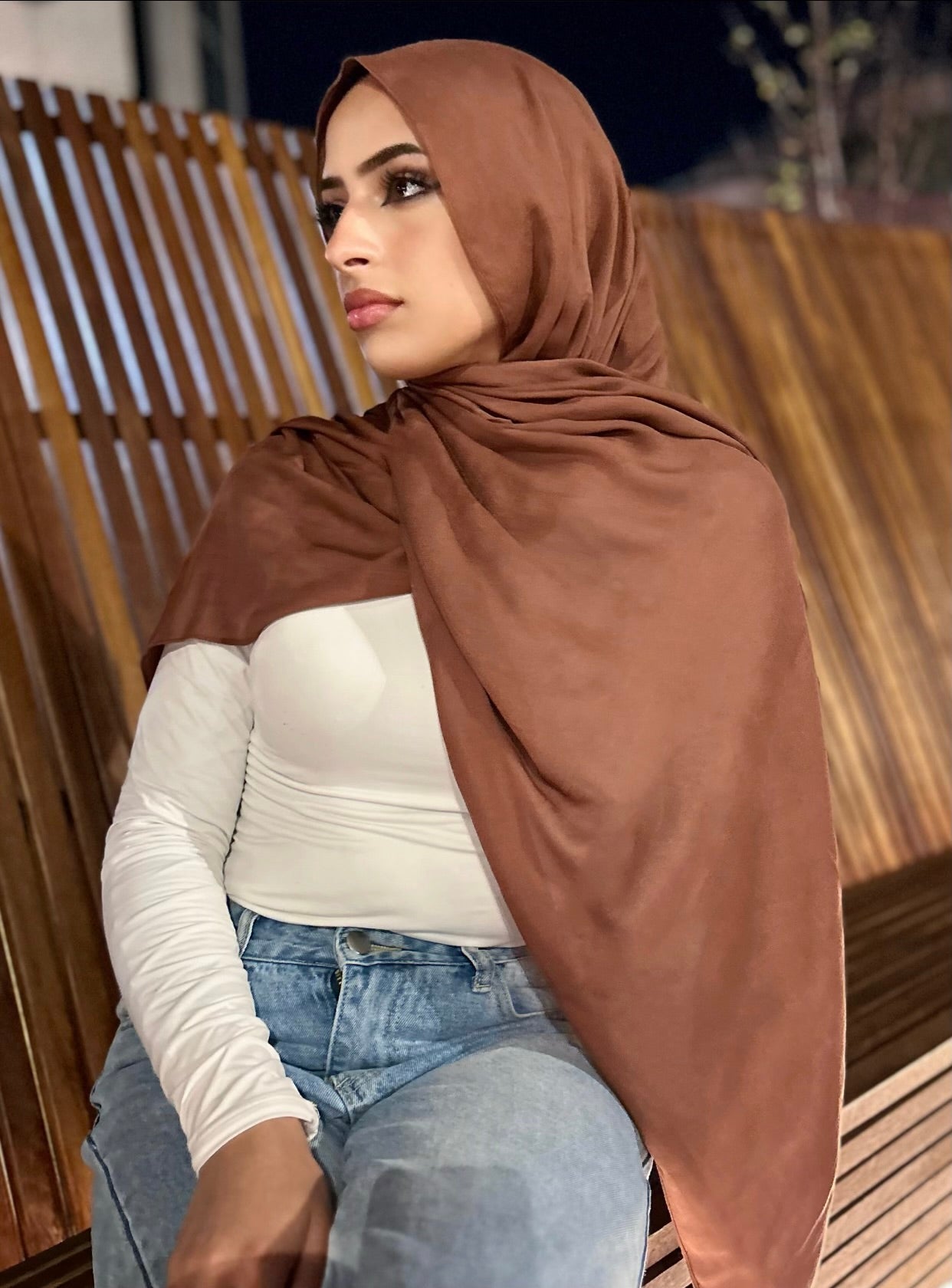 Brown Modal Hijab