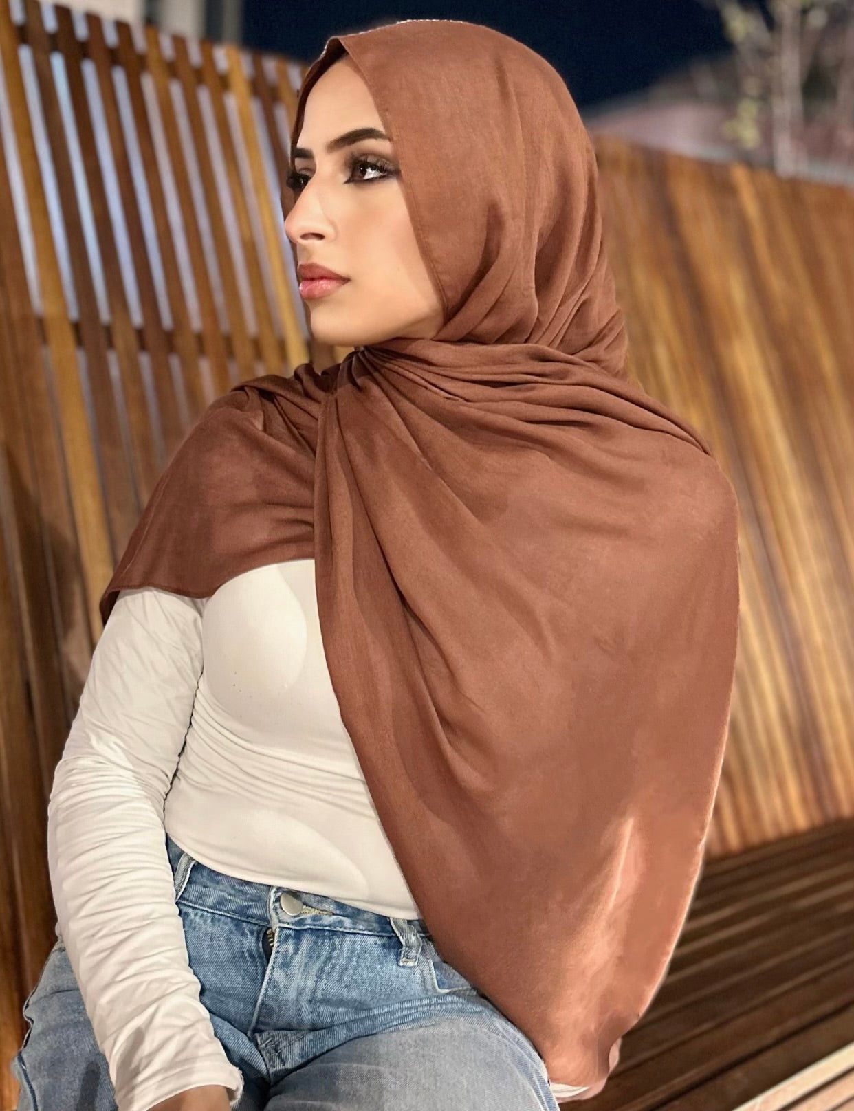 Brown Modal Hijab