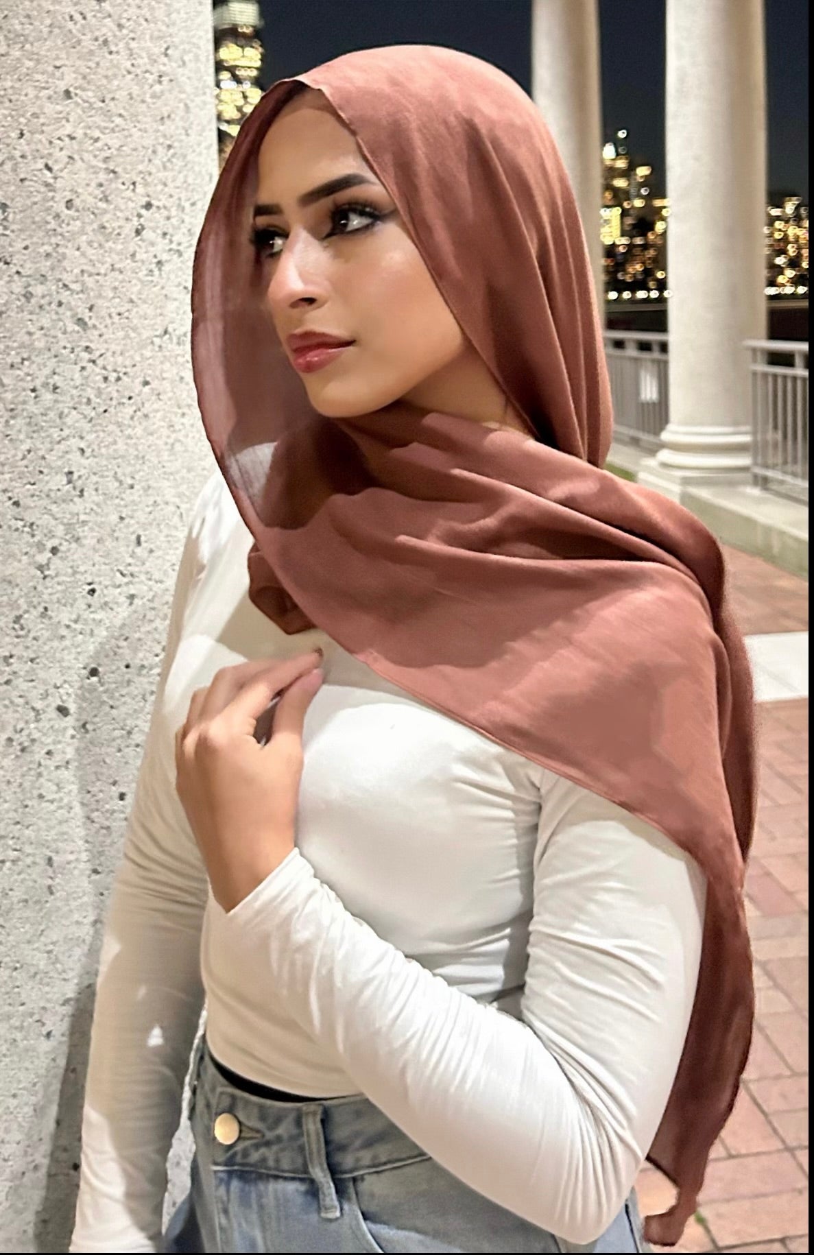Brown Modal Hijab